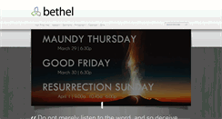 Desktop Screenshot of bethelnp.org