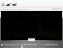 Tablet Screenshot of bethelnp.org